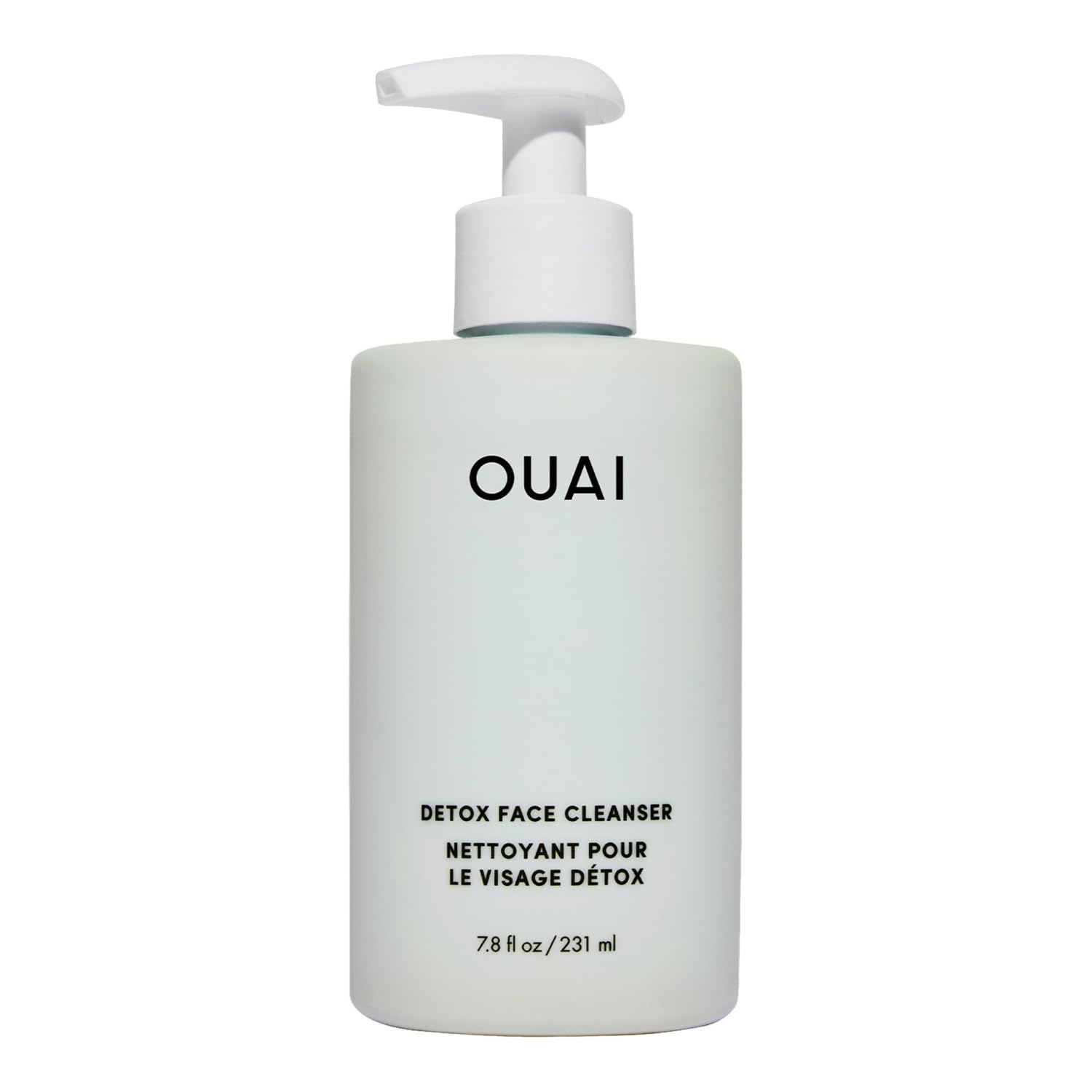 OUAI frontal del envase mostrando tamaño y diseño elegante