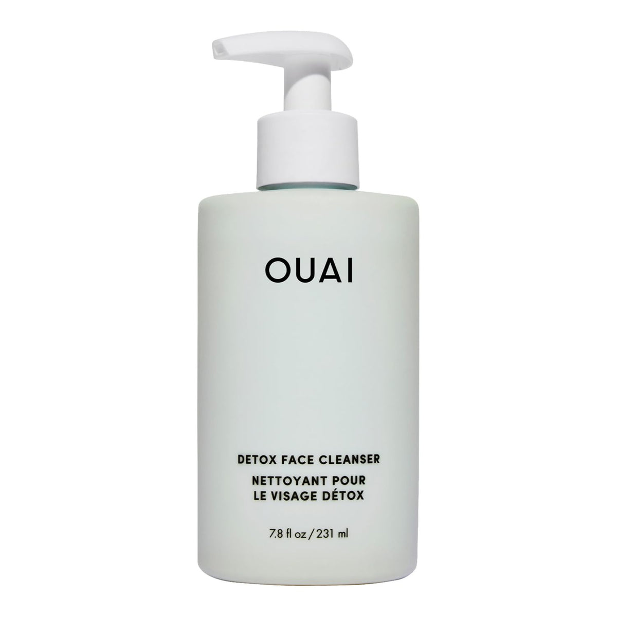 OUAI frontal del envase mostrando tamaño y diseño elegante