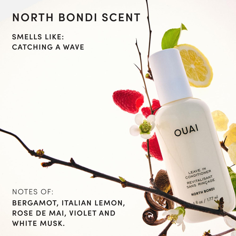 OUAI notas North Bondi cítricas y marinas que refrescan el cabello
