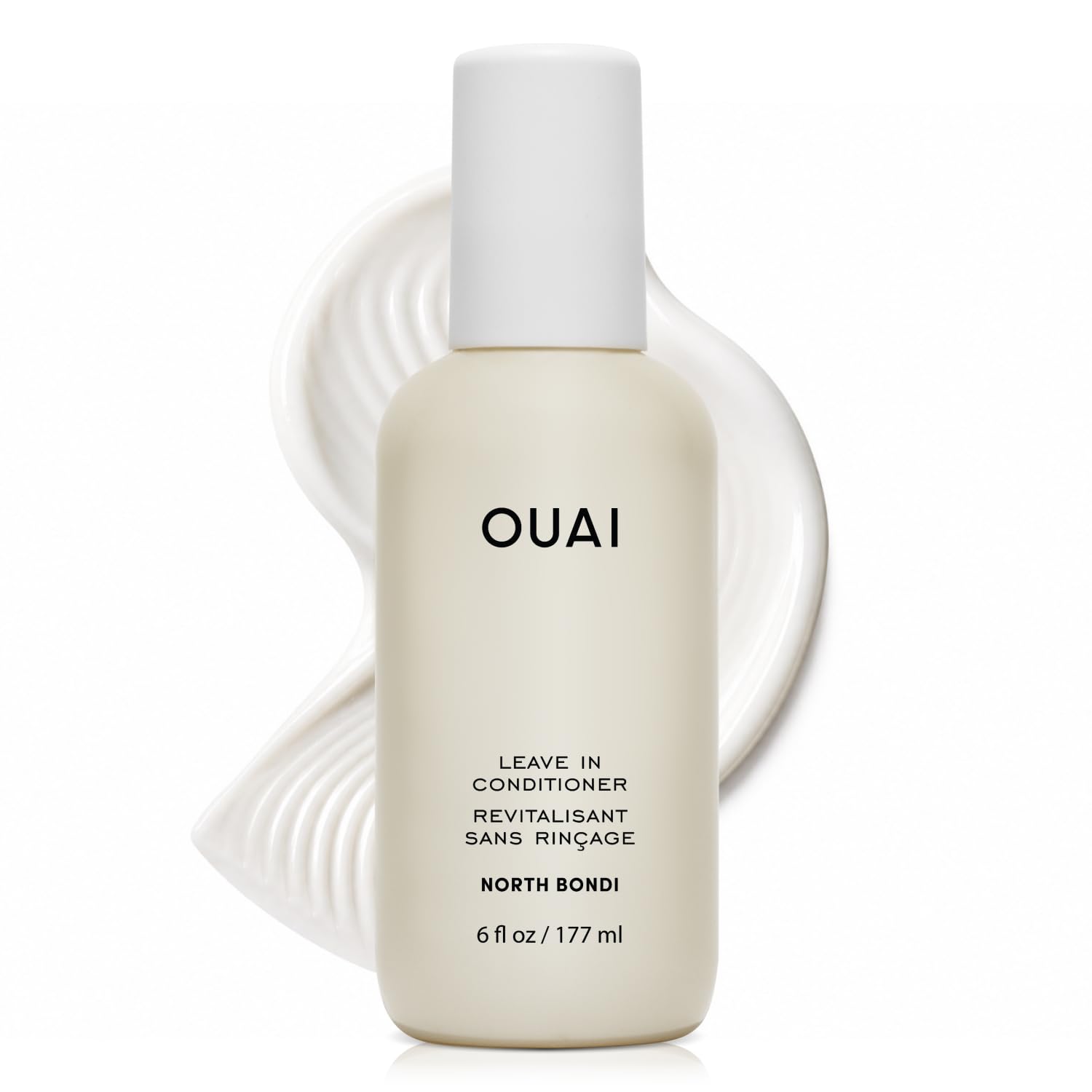 OUAI frontal del envase North Bondi mostrando tamaño completo y beneficios