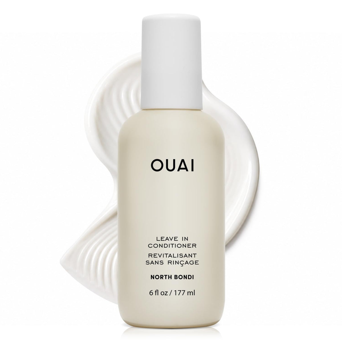 OUAI frontal del envase North Bondi mostrando tamaño completo y beneficios