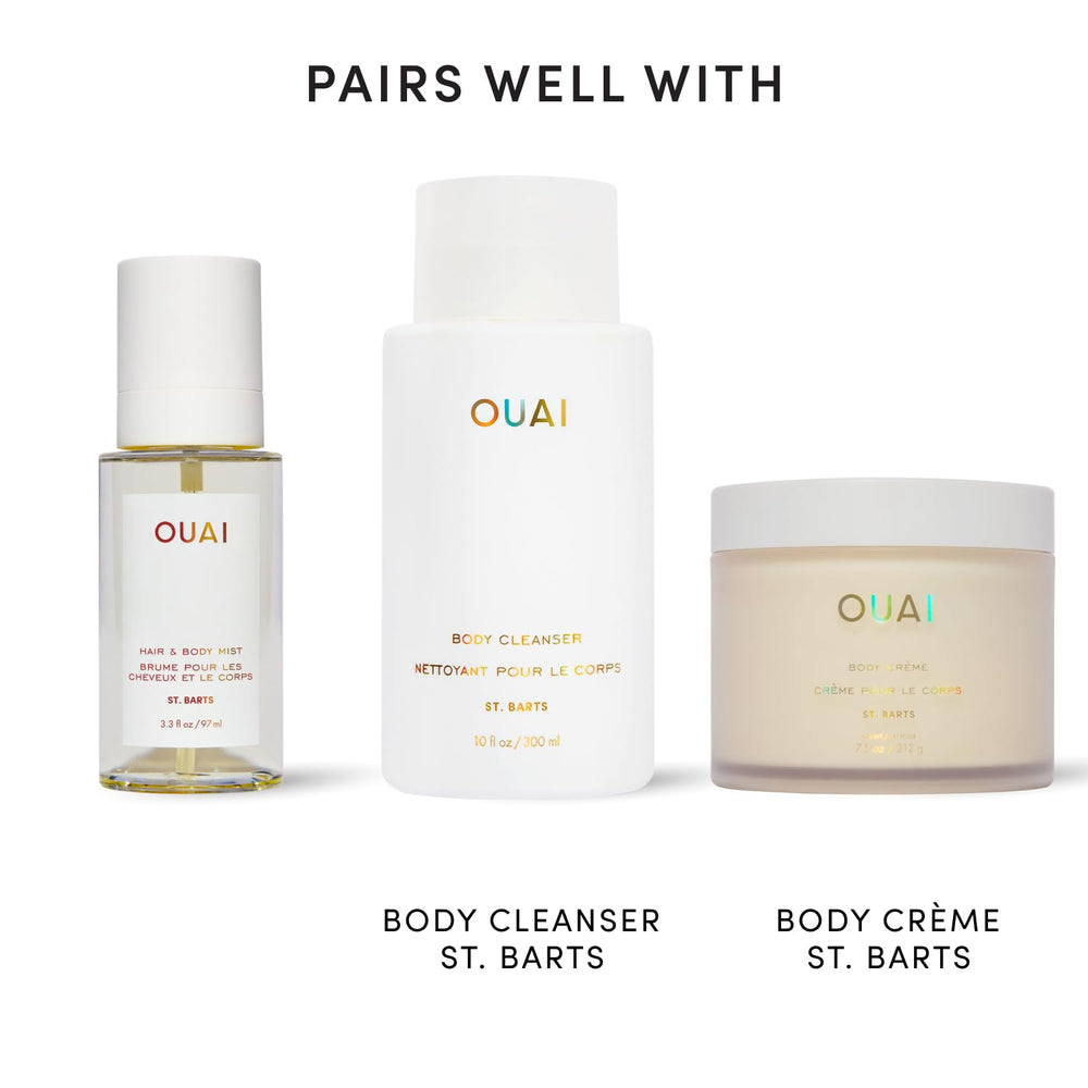 OUAI St. Barts junto a Body Crème para prolongar la fragancia en la piel