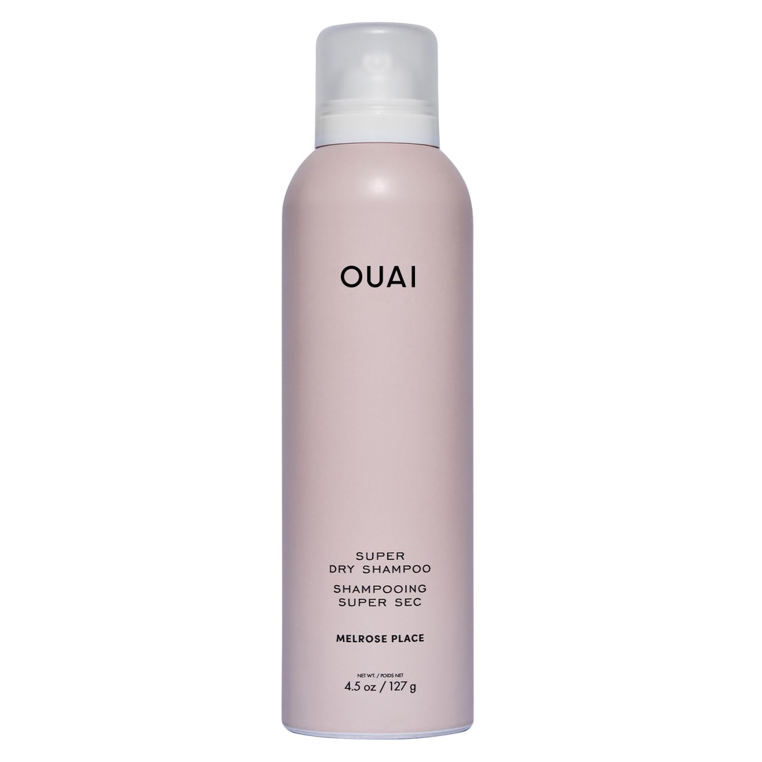 OUAI bote frontal 4.5 oz mostrando diseño y tamaño práctico