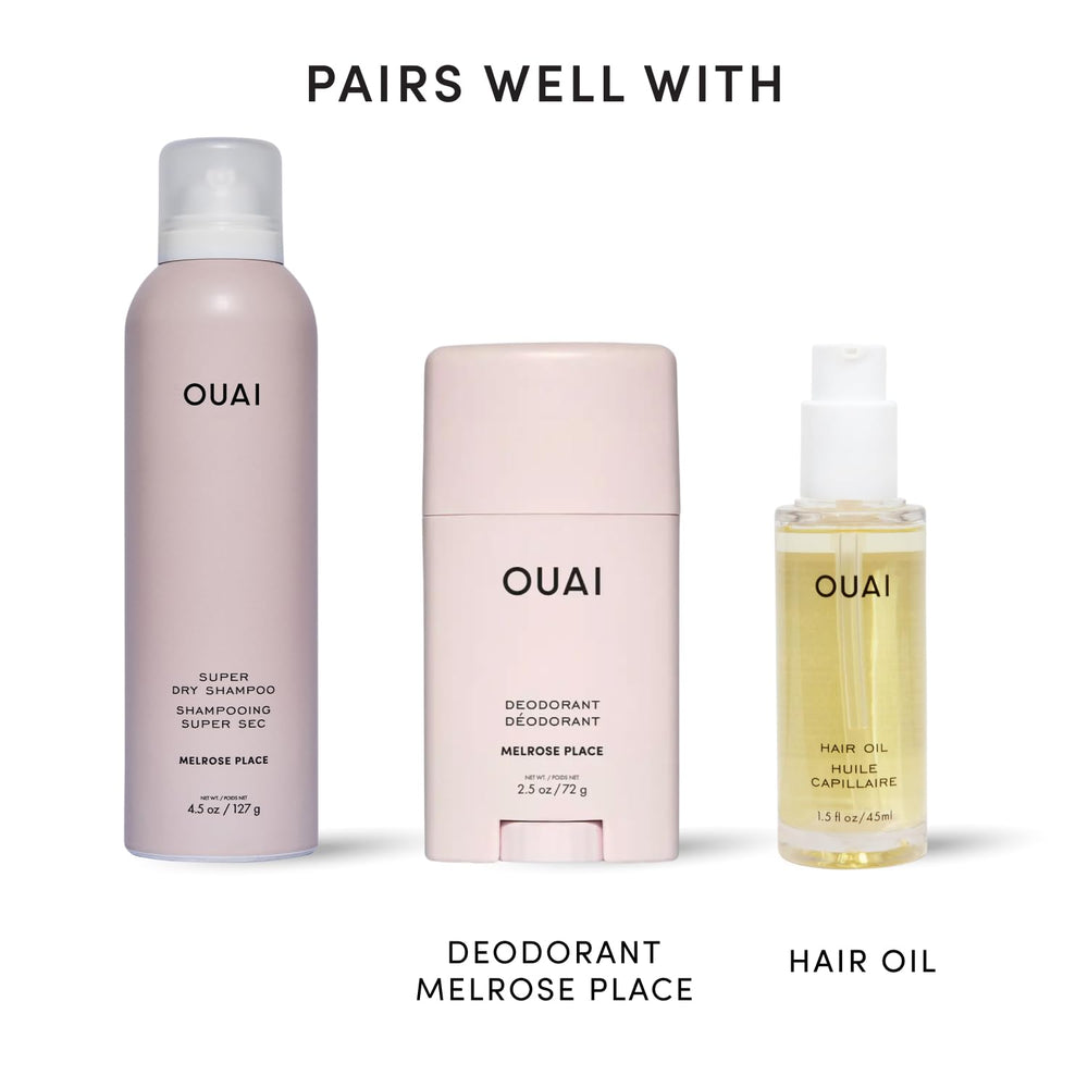 OUAI ingrediente pulverizado mostrando absorción eficiente