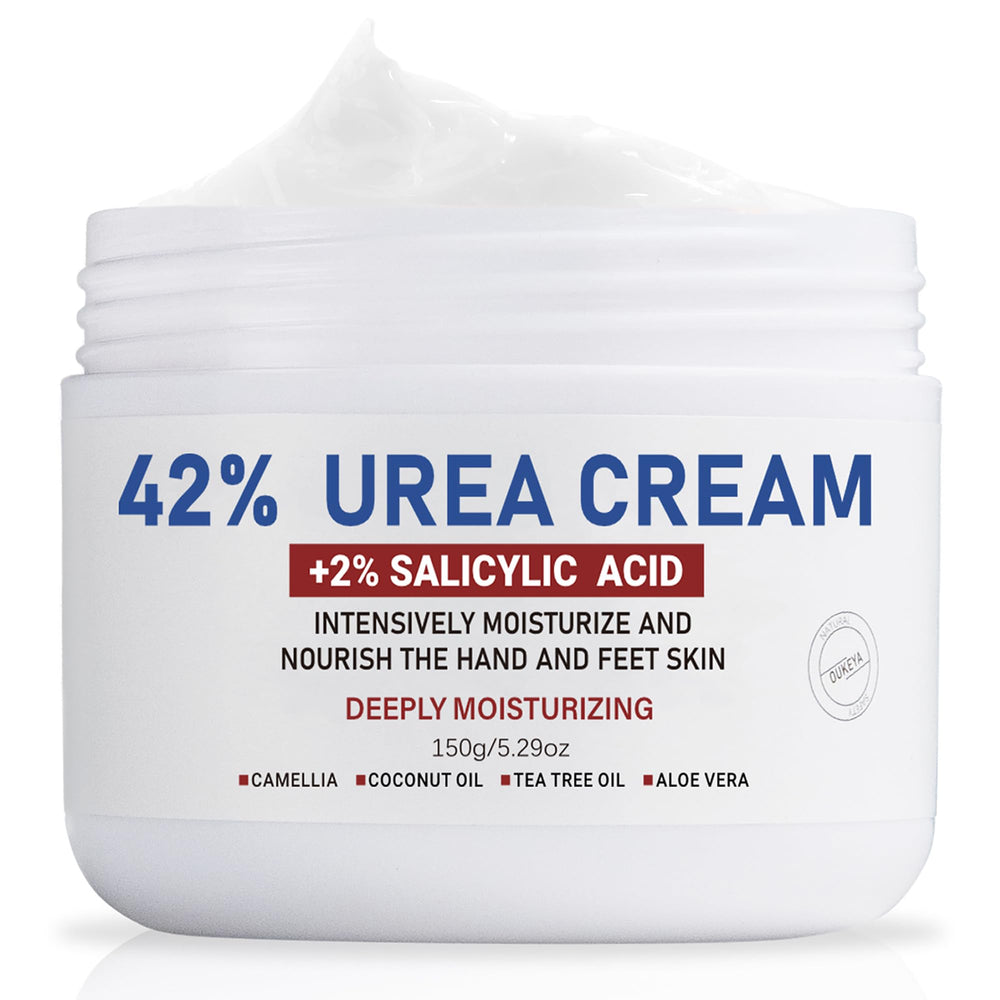 OUKEYA envase frontal mostrando crema para piel seca, confort inmediato