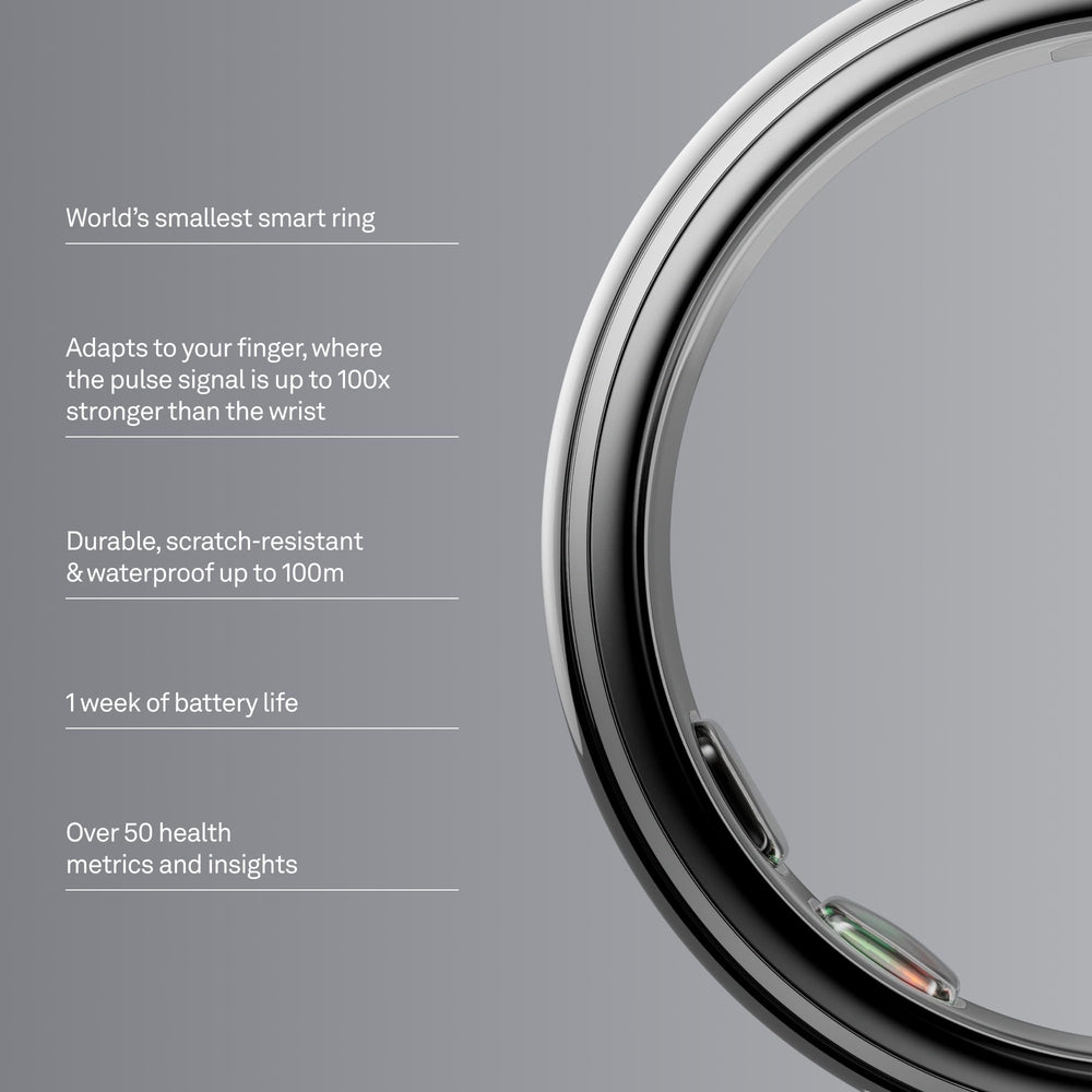 Oura Ring 5 perfil titanio resalta durabilidad y resistencia