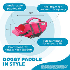 Outward Hound quick-release buckles and adjustable straps for secure fit