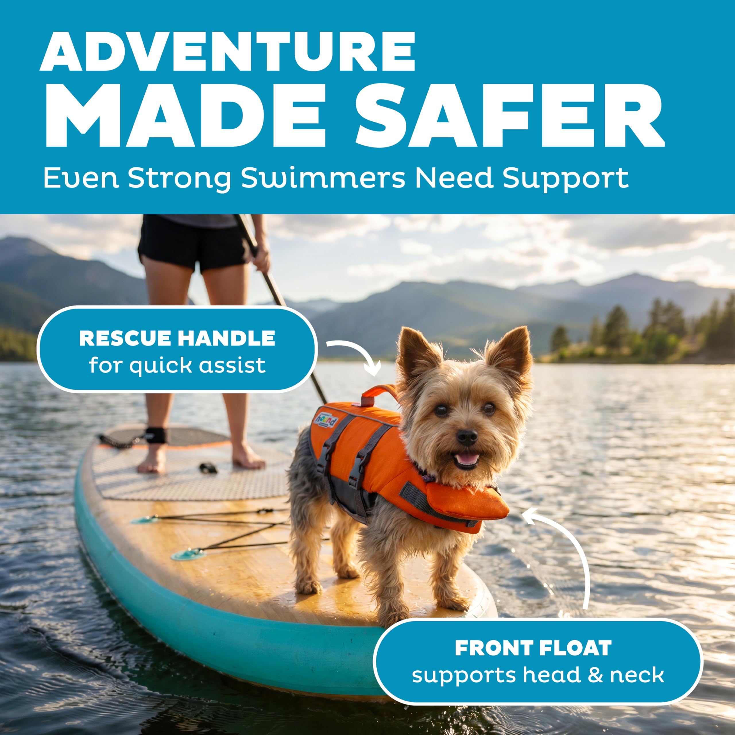 Outward Hound primer plano del tejido ripstop resistente para durabilidad