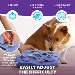 Outward Hound compartimentos abiertos mostrando capacidad y opciones de escondite