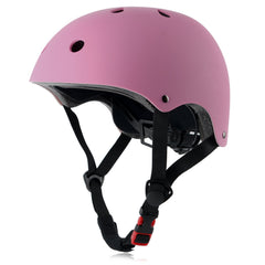 OUWOER casco frontal rosa mostrando diseño y protección