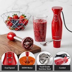 OVENTE HS560R detalle del mango antideslizante para control cómodo y seguro