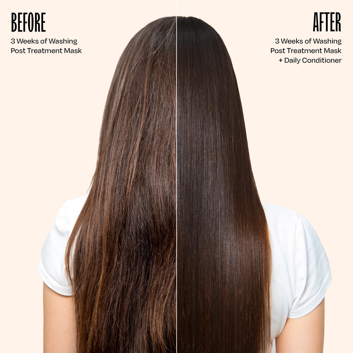 oVertone aplicando acondicionador en la ducha para depositar color y acondicionar