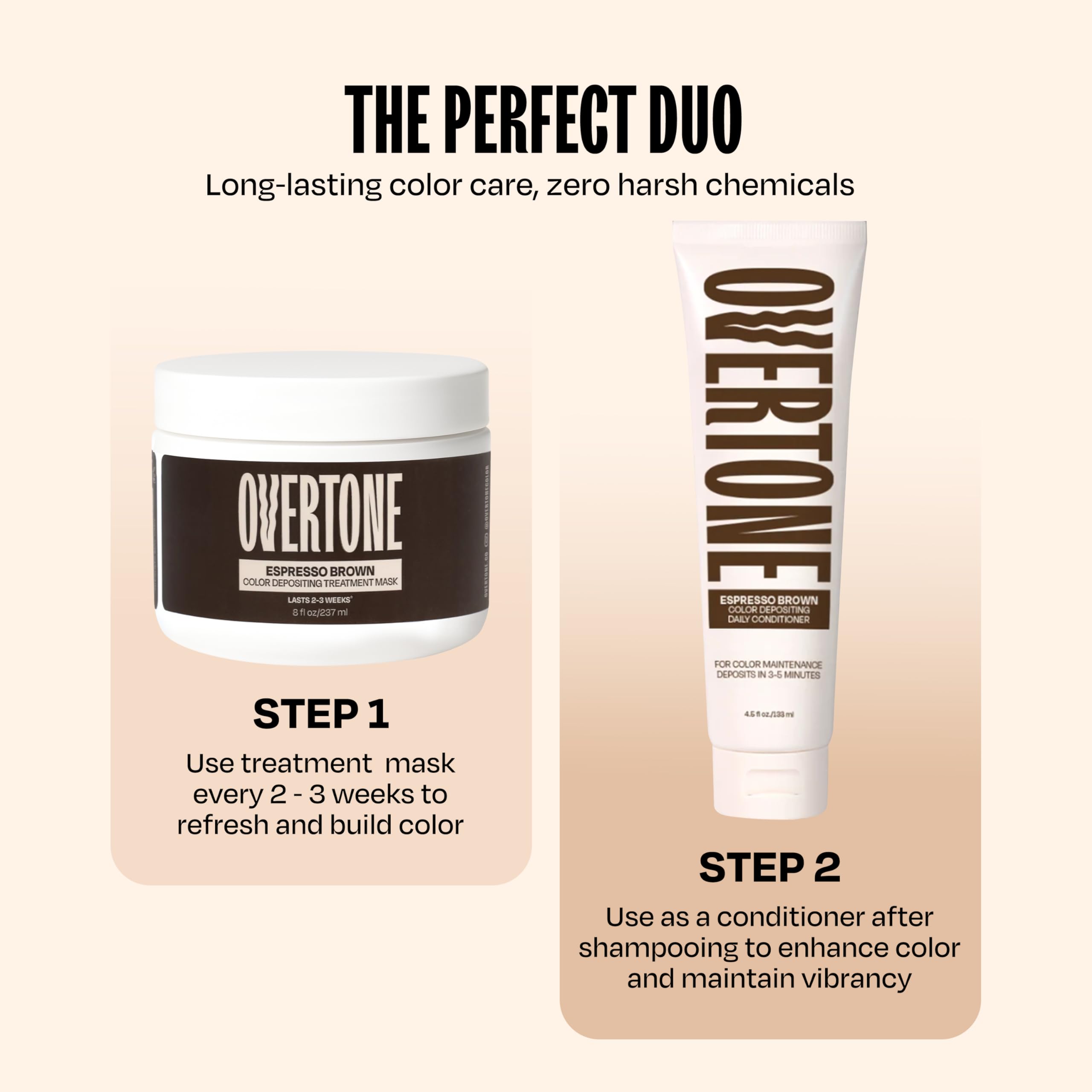 oVertone ingredientes naturales como manteca de karité y aceites nutritivos