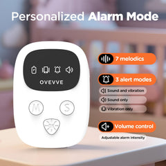 ovevve receptor sobre mesita de noche fácil de acceder y escuchar