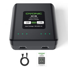 OVONIC D15 vista frontal mostrando carcasa compacta y botones, facilidad de uso