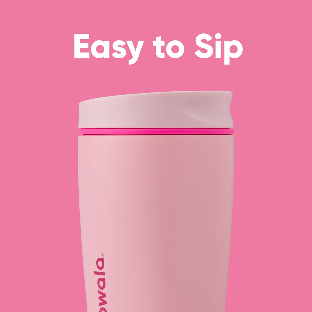 Owala detalle de la boquilla SmoothSip para sorbo suave y cómodo