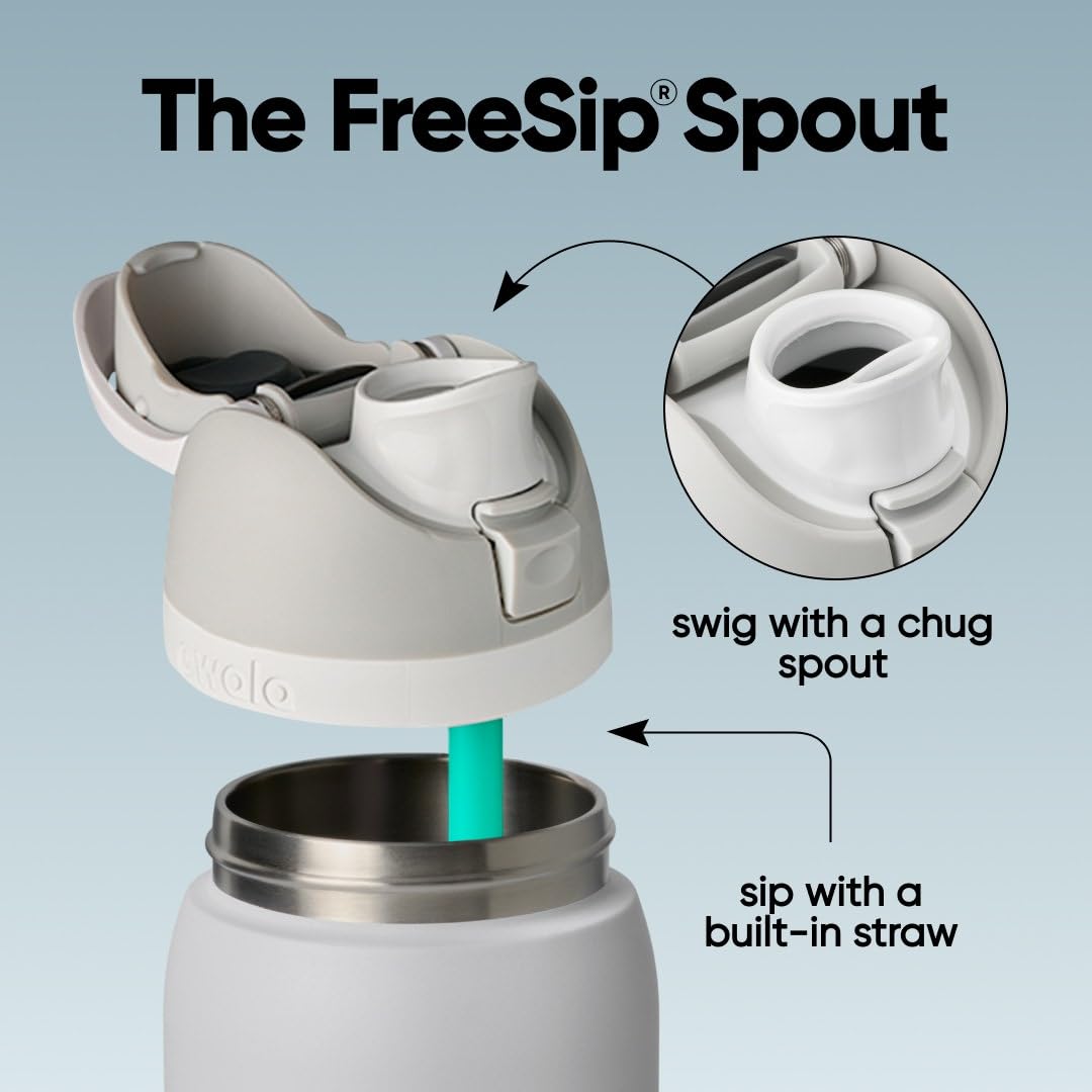 Owala FreeSip boquilla FreeSip con cierre, fácil de beber y seguro
