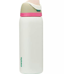 Owala FreeSip vista frontal color Alpine Sport con tapa bloqueable y portabilidad