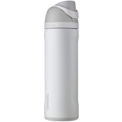 Owala FreeSip vista frontal color Shy Marshmallow, diseño atractivo y práctico