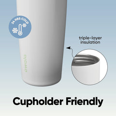 Owala FreeSip Sway asa ergonómica sostenida en mano, transporte cómodo en movimiento