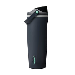 Owala botella FreeSip Sway frontal mostrando acabado Foggy Tide y capacidad 30oz