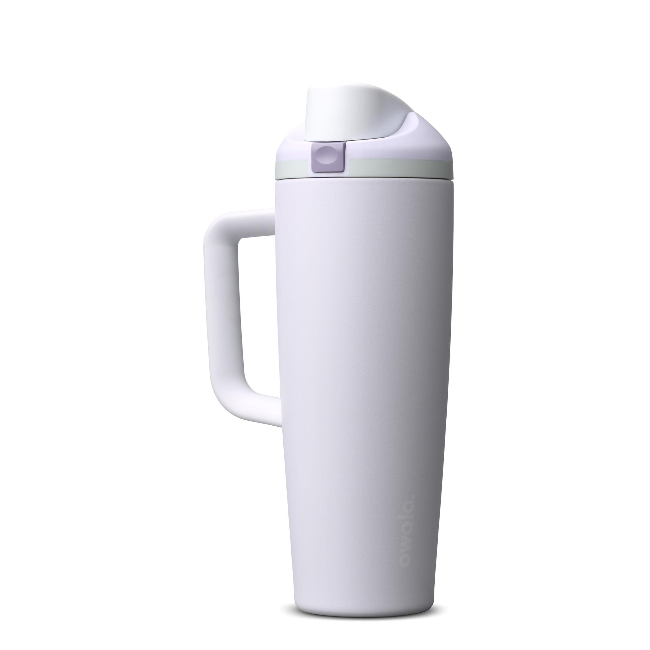 Owala FreeSip frontal mostrando diseño y capacidad de 30 oz, ideal para hidratación prolongada