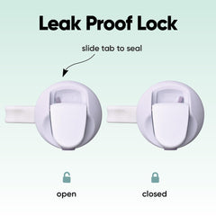 Owala FreeSip primer plano del acero inoxidable y acabado, resistencia y retención del frío