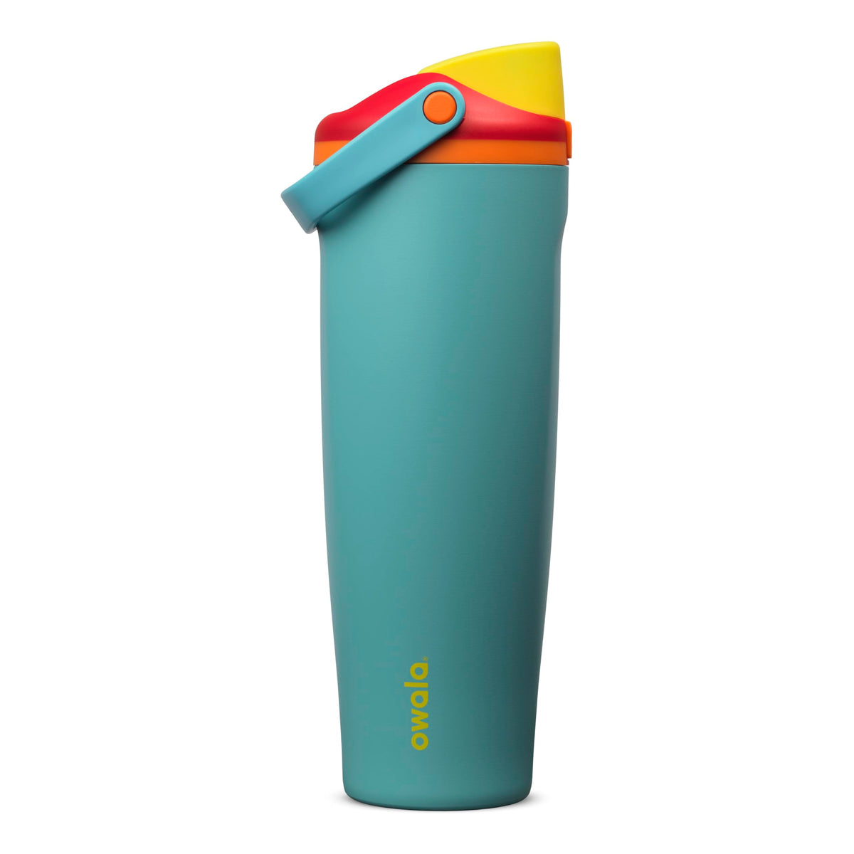 Owala FreeSip Sway vista frontal mostrando diseño y color Summer Sweetness, práctico y atractivo