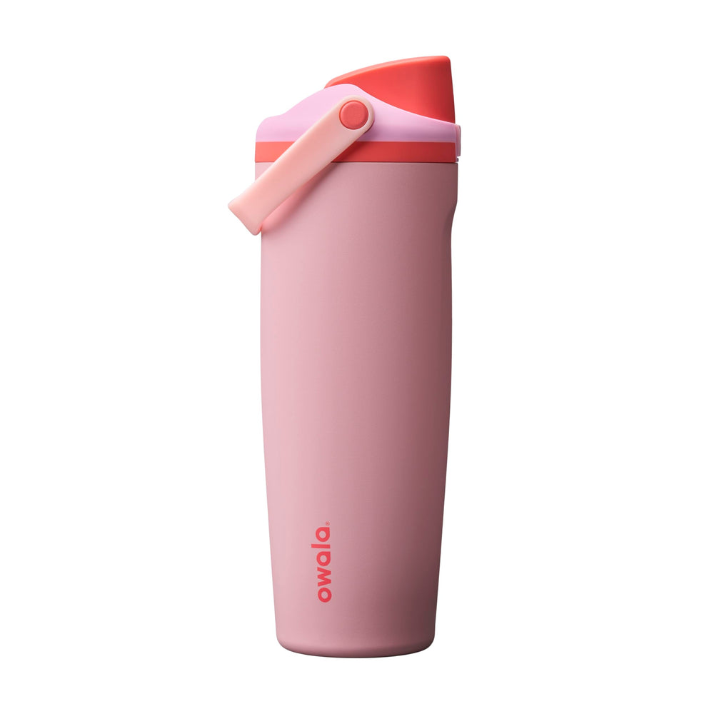 Owala FreeSip Sway frontal mostrando color Angel Food Cake y capacidad práctica