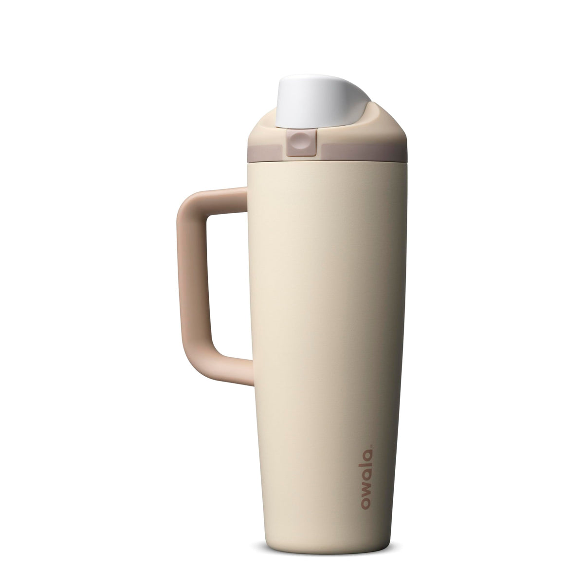 Owala FreeSip vista frontal mostrando el diseño y capacidad 30 oz