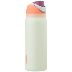 Owala FreeSip frente 32 oz Surfs Edge mostrando diseño y beneficio portátil