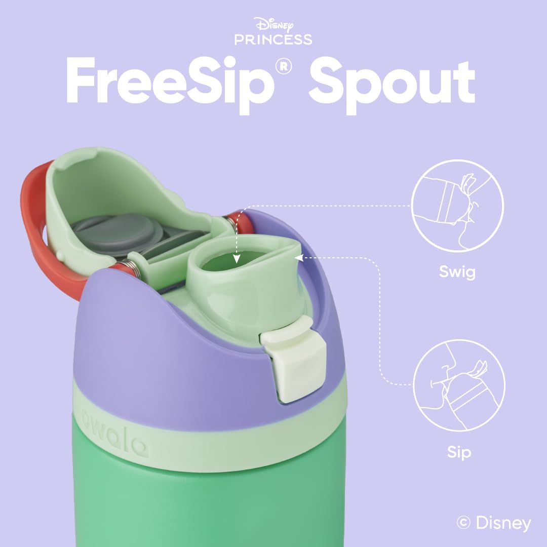Owala Princess detalle de la pajilla FreeSip y boquilla limpia para beber fácil