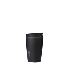 Owala vaso 12 oz frontal mostrando acabado Very Very Dark y portabilidad