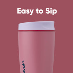 Owala detalle de boquilla SmoothSip para sorbo más cómodo y sin salpicaduras