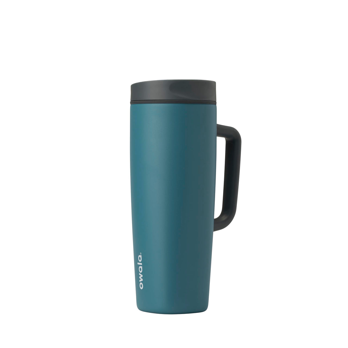 Owala SmoothSip front view showing leak‑proof lid and 24oz capacity benefit