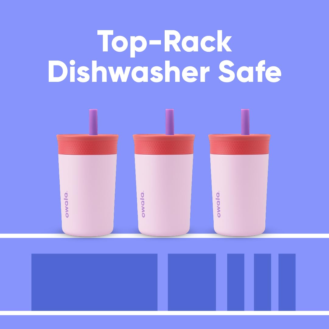 Owala tumbler en portavasos mostrando tamaño y compatibilidad