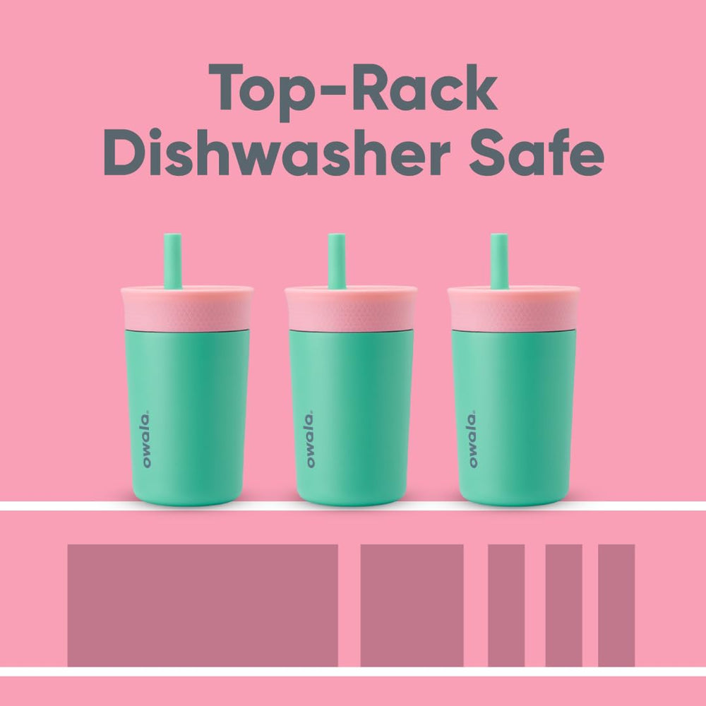 Owala tumbler en mochila mostrando portabilidad para salidas