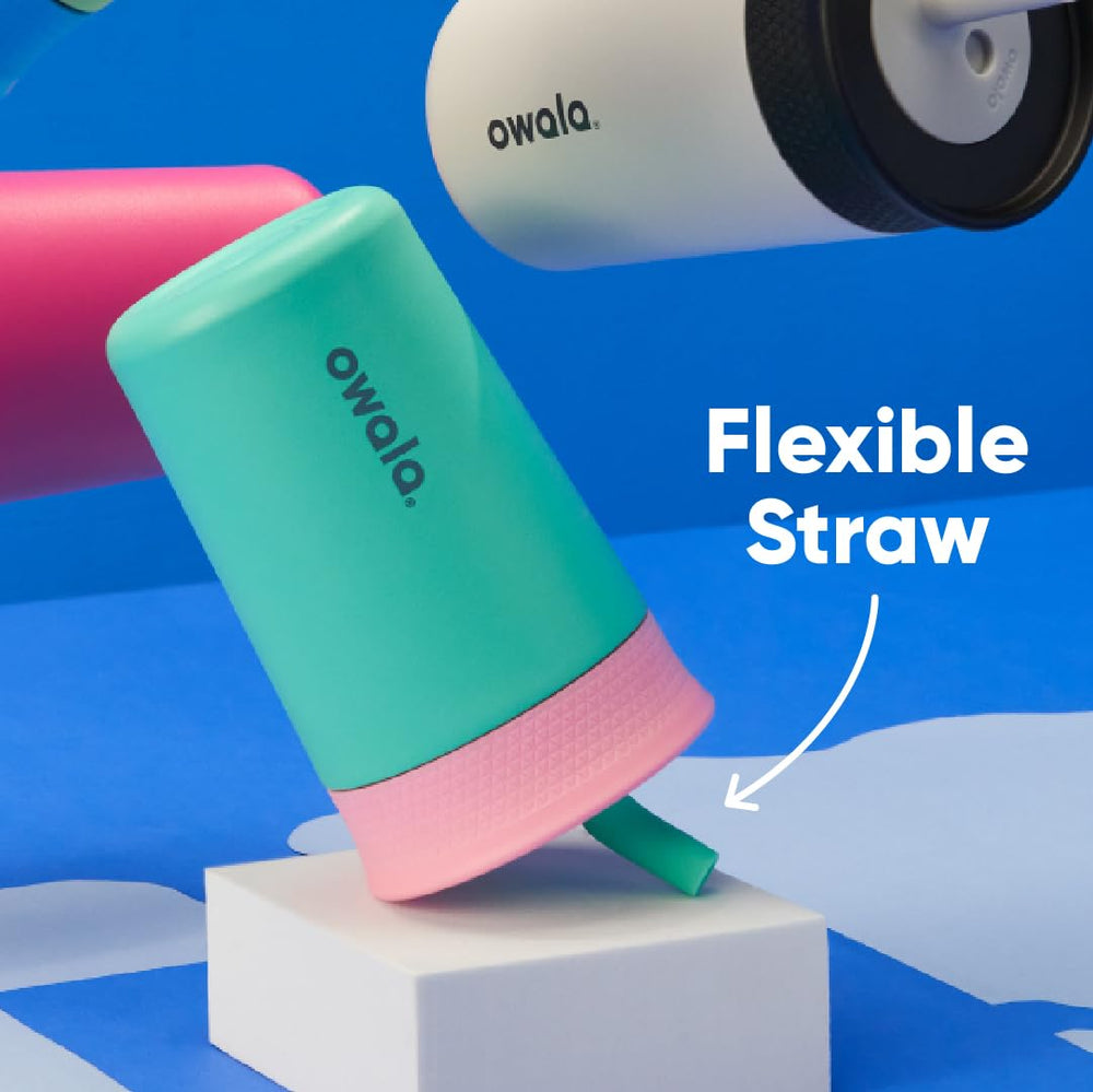 Owala popote de silicona desmontable listo para limpieza higiénica