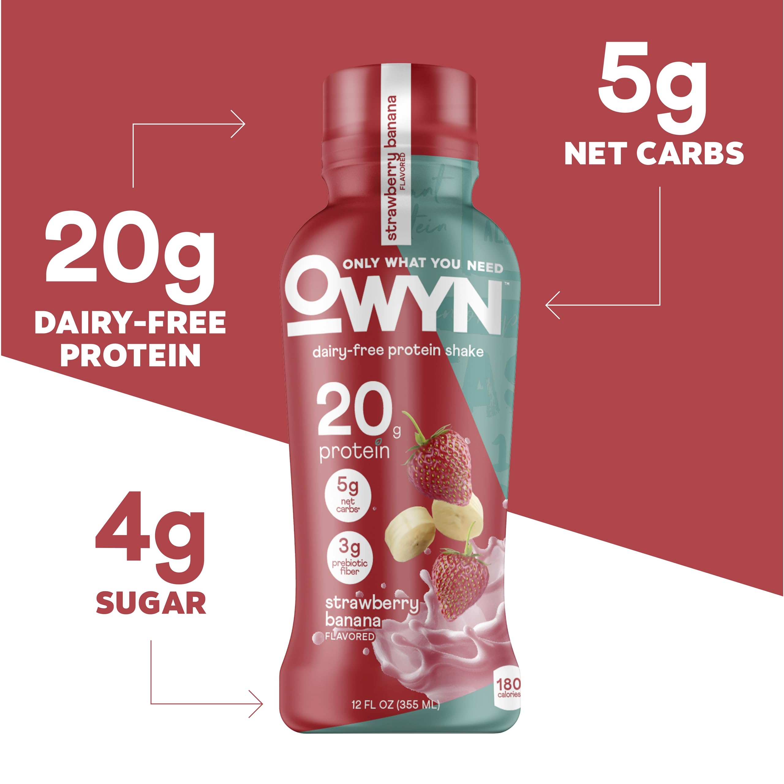 OWYN close-up de semillas y vegetales que ilustra ingredientes naturales