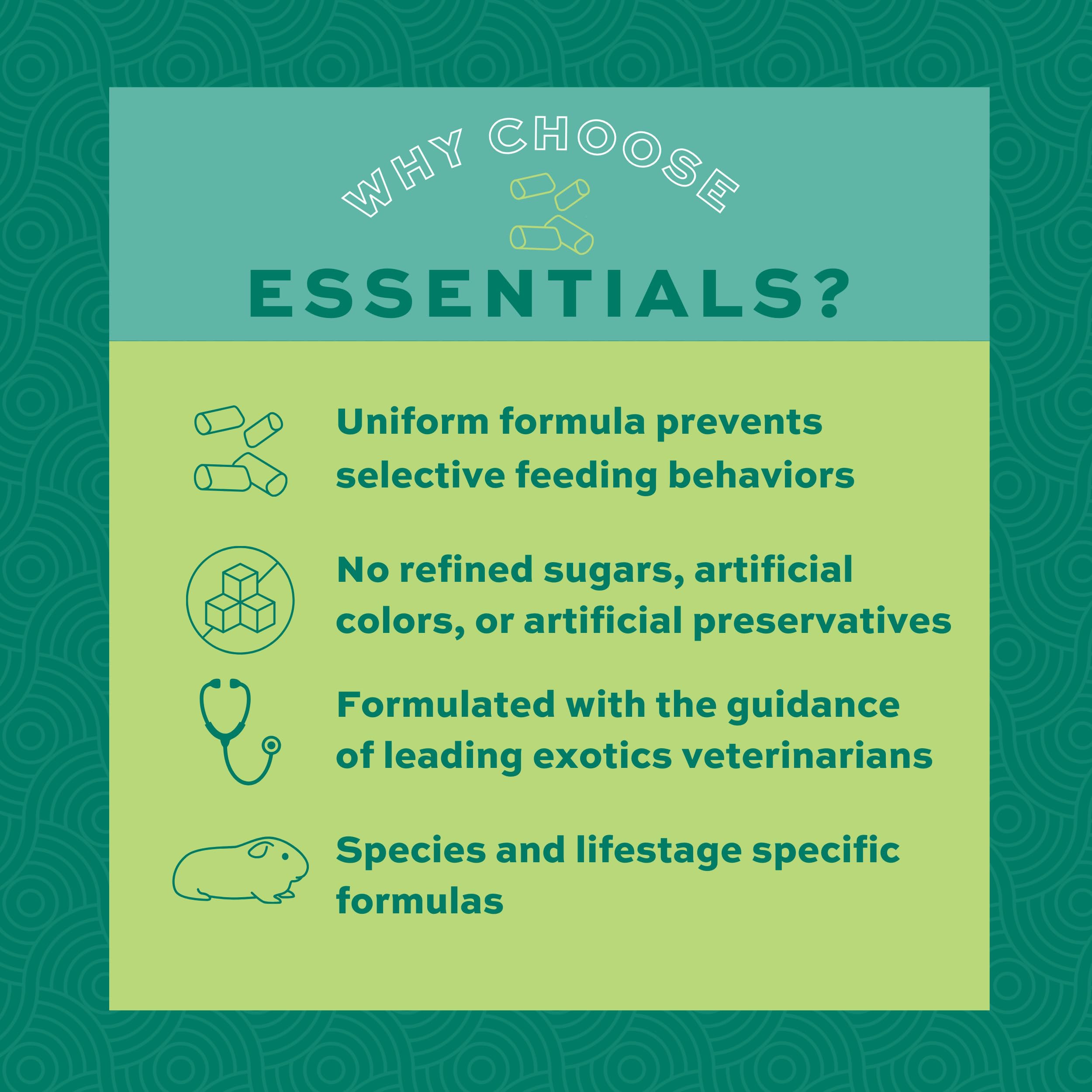 Oxbow etiqueta trasera con ingredientes y recomendaciones, claridad informativa