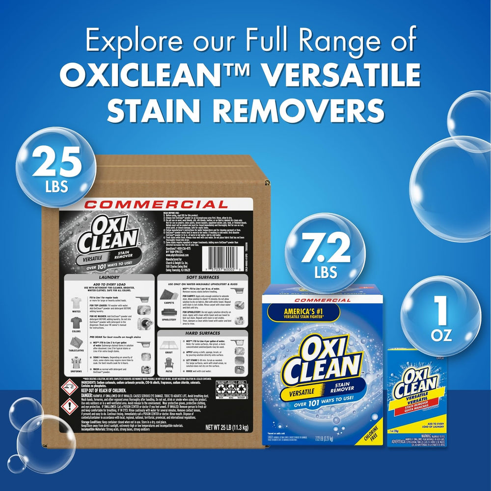 OxiClean solución diluida limpiando mostrador, eficacia multiusos