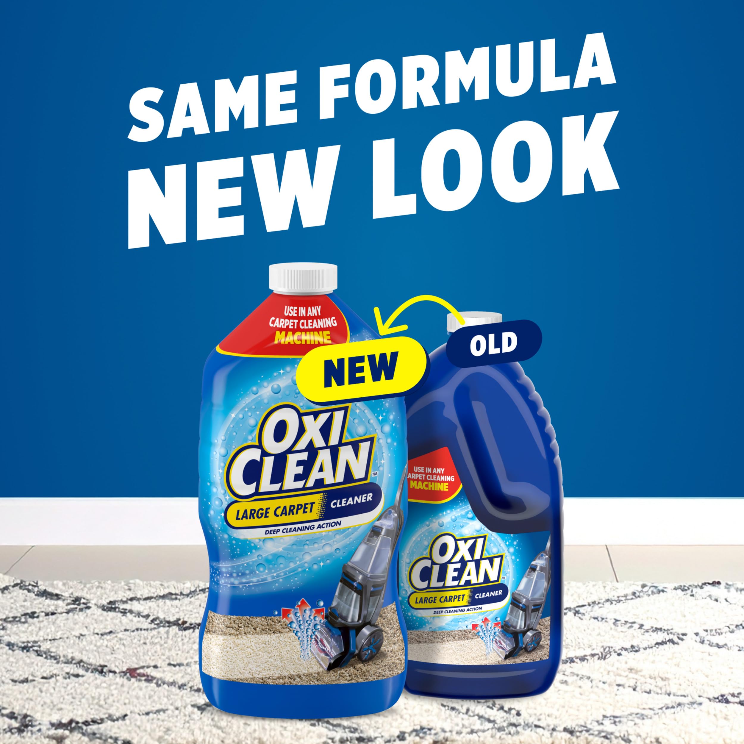 OxiClean detalle de etiqueta con instrucciones para un uso seguro