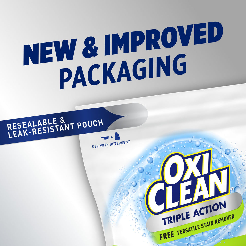 OxiClean etiqueta con instrucciones claras para uso seguro