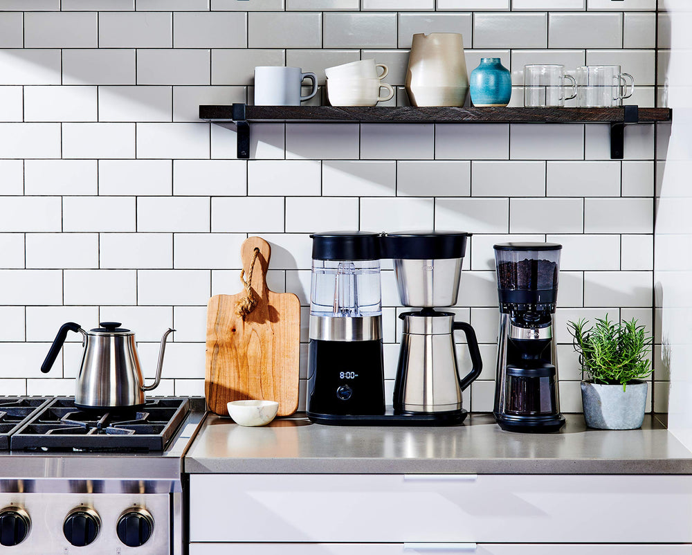 OXO Brew en cocina moderna, ideal para preparar café diario
