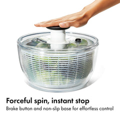 OXO cubeta lateral antideslizante que evita movimientos al girar