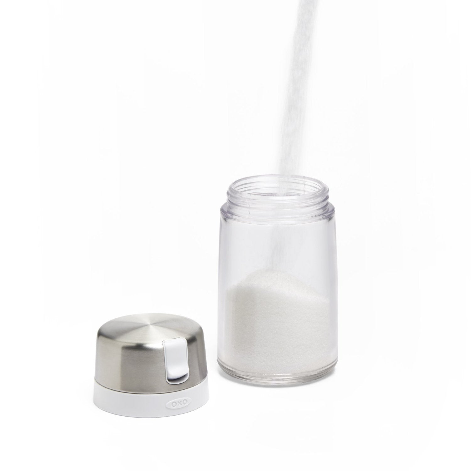 OXO dispensador detalle del pico lateral para verter con control