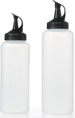 OXO botellas frontales empaques mostrando set y beneficios de control