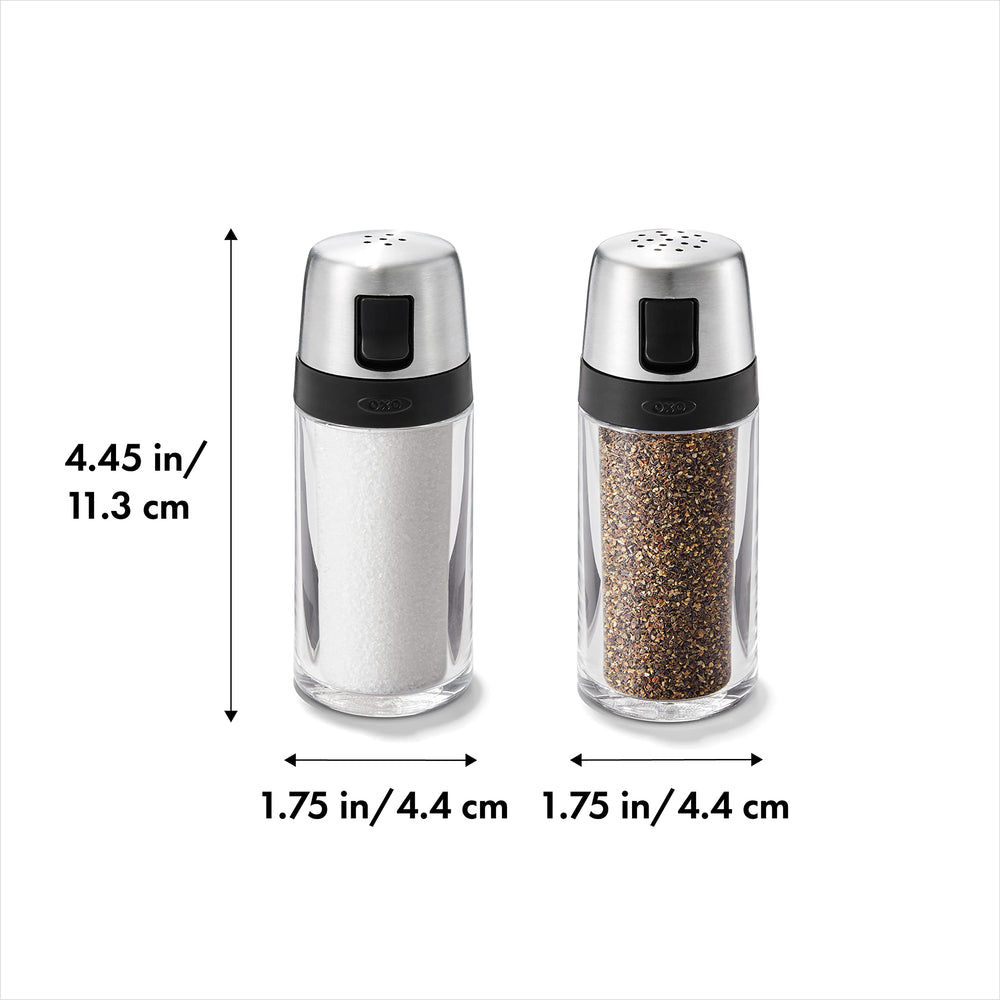 OXO Good Grips primer plano de la tapa giratoria que facilita rellenar rápido