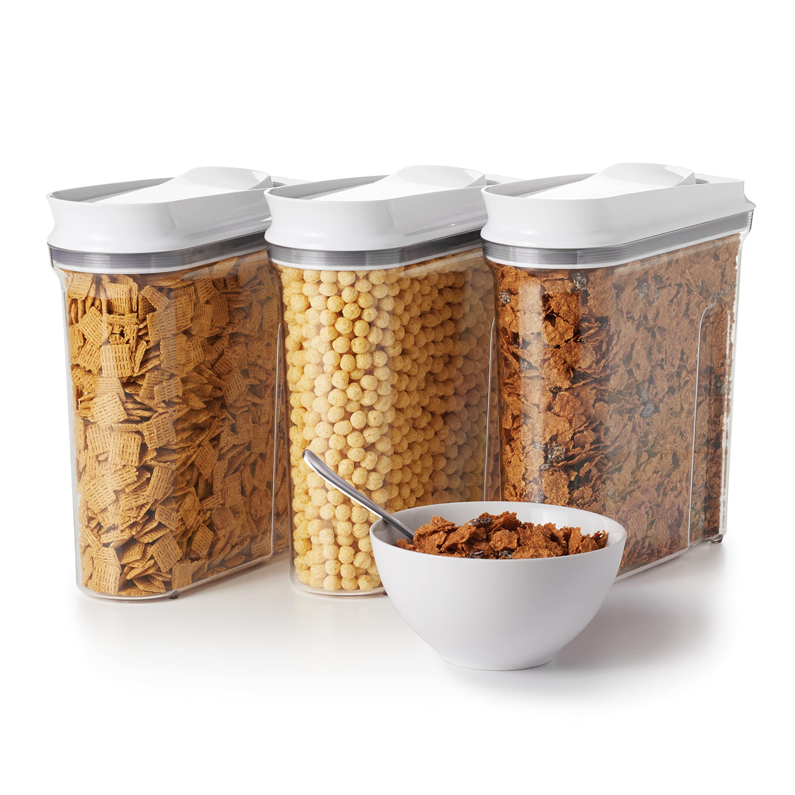 OXO Good Grips uso familiar en mesa desayuno facilitando servicio rápido