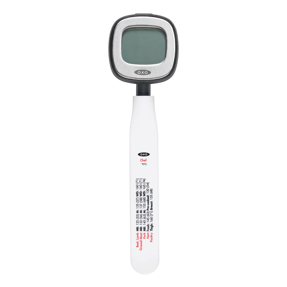 OXO termómetro frontal con pantalla grande y lectura rápida